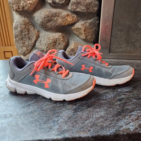 Under Armour Girls Rave Running Sneakers Size 5 - Picture 9 of 15